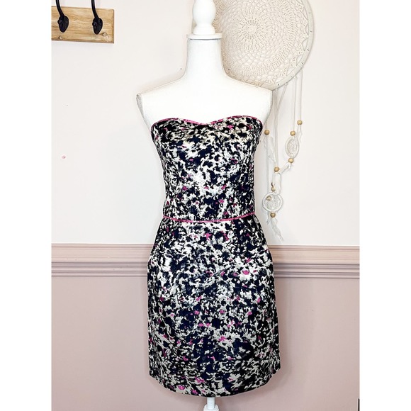 Sandro Strapless Mini Dress Size Large NWT - Picture 1 of 9